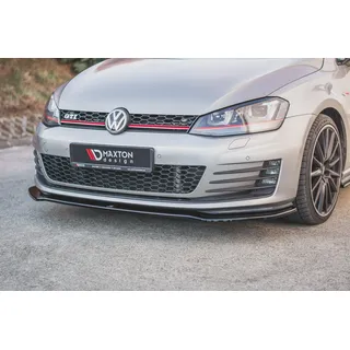 Maxton Design Frontlippe V.2 für VW Golf 7 GTI/GTD (2012-2016) Hochglanz schwarz