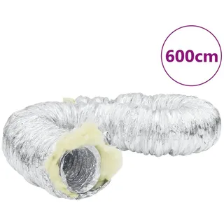 vidaXL Lüftungsschlauch Thermisch Isoliert Aluminium 6 m Ø10 cm