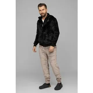 MONT CHALET Herren-Hausanzug uni Mikrofaser Chinchilla 2tlg.