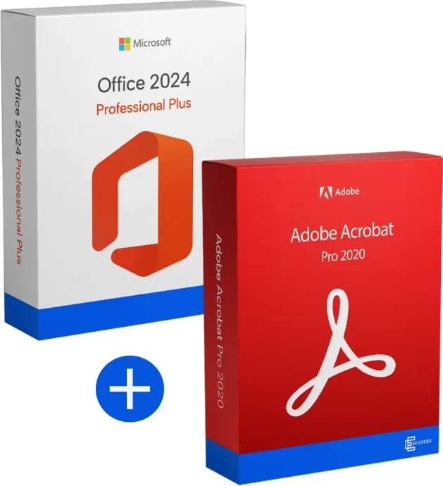 Office 2024 Pro Plus und Acrobat Pro DC 2020 Bundle