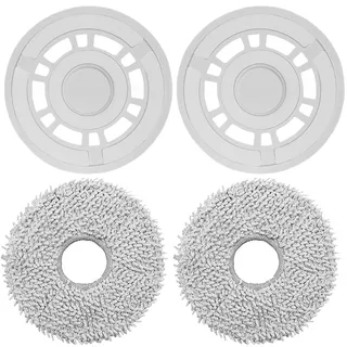 Mopptücher mit Ersatzhalterung Zubehör für Ecovacs Deebot T30C Omni,T50 Pro Omni,N30 Pro Omni,T30 Pro Omni,T30S Combo,T50 Max Pro Omni,T50 Omni Gen2,T50 Pro Omni Gen2,T50 Max Pro Omni Gen2 Staubsauger