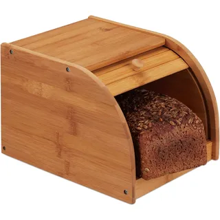 Relaxdays Brotkasten braun, 1 St.
