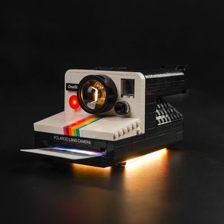 Led Licht Set für Lego Polaroid OneStep SX-70 Camera 21345 (Kein Lego), Dekorationsbeleuchtungsset für Lego Polaroid OneStep SX-70 Camera Kreative Spielzeug