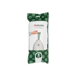 Brabantia PerfectFit Beutel 36 L (R) Müllbeutel, Kunststoff, White, 36 L, 138508