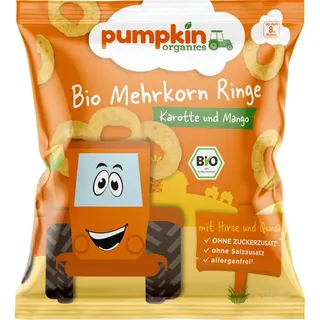 pumpkin organics Pumpkin Mehrkorn Ringe Karotte & Mango bio