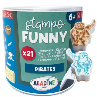 Aladine 3085173 - Kinder Stempel Funny Piraten