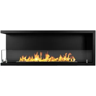 Divina Fire Eingebauter Bioethanol-Eckkamin 120x45 SUTRI 120 SX