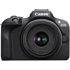 Canon EOS R100 Kit (18 - 45 mm, 24.10 Mpx, APS-C / DX), Kamera, Schwarz