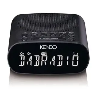 KENDO DAB Clock 25EX schwarz