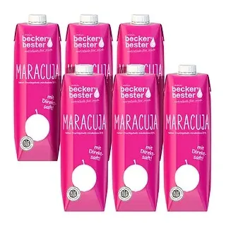 beckers bester MARACUJA Fruchtnektar 6x 1,0 l