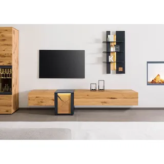 MASSIVMOEBEL24.DE Lowboard Wildeiche 170x52x52 natur geölt/lackiert KITZBÜHEL #112