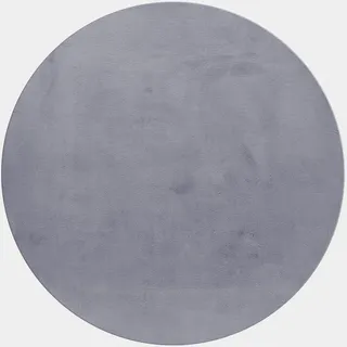 KADIMA DESIGN Teppich Kurzflor NECKAR Grau Ø 200 cm
