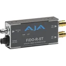 AJA FiDO-R-ST Single Channel ST Fiber to SDI with Dual SDI Outputs, KVM Switch