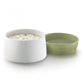 LéKué Lekue Quinoa und Reiskocher, Kunststoff, Weiss, Einheitsgröße