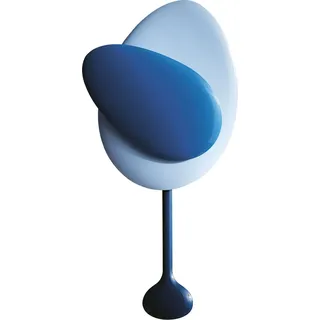 Design House Stockholm Mellow Pendeluhr, blau