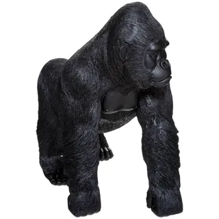 Atmosphera - Skulptur eines Gorillas in Bewegung H. 37 cm - Schwarz