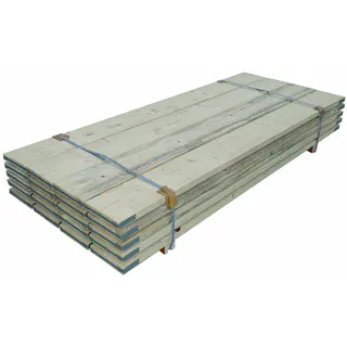 müba-Gerüstbohle, Länge 2,40 m, Breite 0,24 m, Stärke 40 mm, (Satz besteht aus 20 Stück) nach DIN EN 338-C16