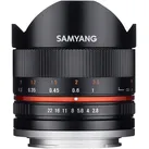 Samyang 8mm f/2.8 II - Fujifilm X (Black) (Fujinon XF, APS-C / DX), Objektiv, Schwarz
