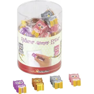 Brunnen Radiergummi Eule farbsortiert, 1 St.