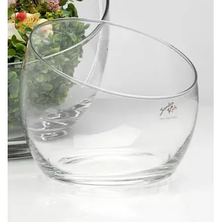 SANDRA RICH Glasschale BEXA mit schrägem Rand D. 18,5cm H. 15,5cm rund