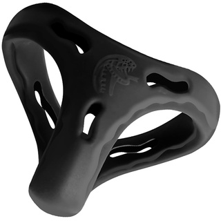 Jixaxe Silikon Penisring Cockring 3 in 1 Dreieck Penisringe für Harte und Lange Erektion Dehnbar Ejakulation Verzögern Cockringe Hodenringe SM Bondageset Sexspielzeug für Männer Paare (Schwarz)