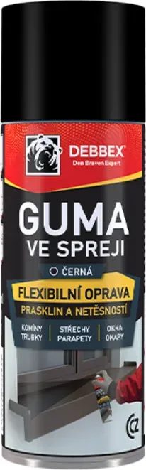 Spraygummi, 400 ml, schwarz