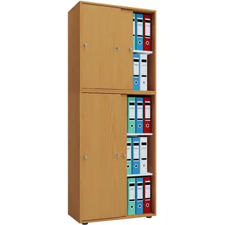 VCM my office Schiebetürenschrank XXL Lona 914376 buche