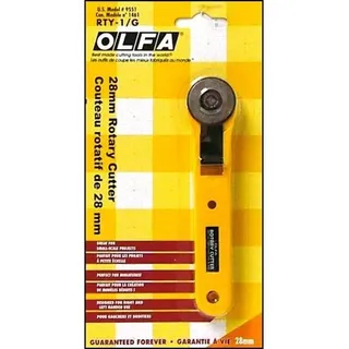 Olfa RTY-1G Rollenschneider, 28 mm