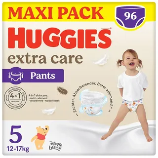 Huggies Extra Care Höschen, Windelhöschen, Größe 5 (12-17 kg), Disney-Design, 96 Stück
