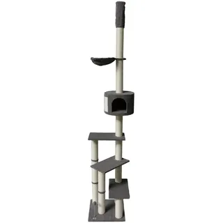 Kratzbaum PASCHA Deckenhoch schwarz 240-260cm