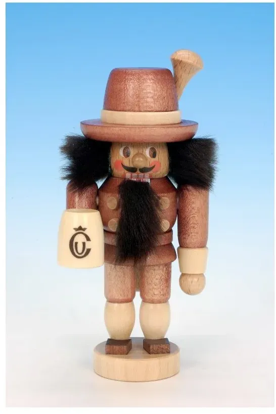 Christian Ulbricht Erzgebirge Nussknacker Mini Bayer natur 10,5 cm
