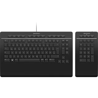 3Dconnexion Keyboard Pro with Numpad - Tastatur Schwarz
