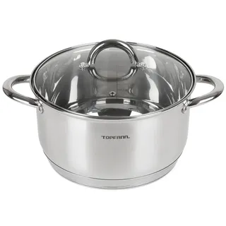 Topfann Edelstahl Kochtopf 16 cm rund