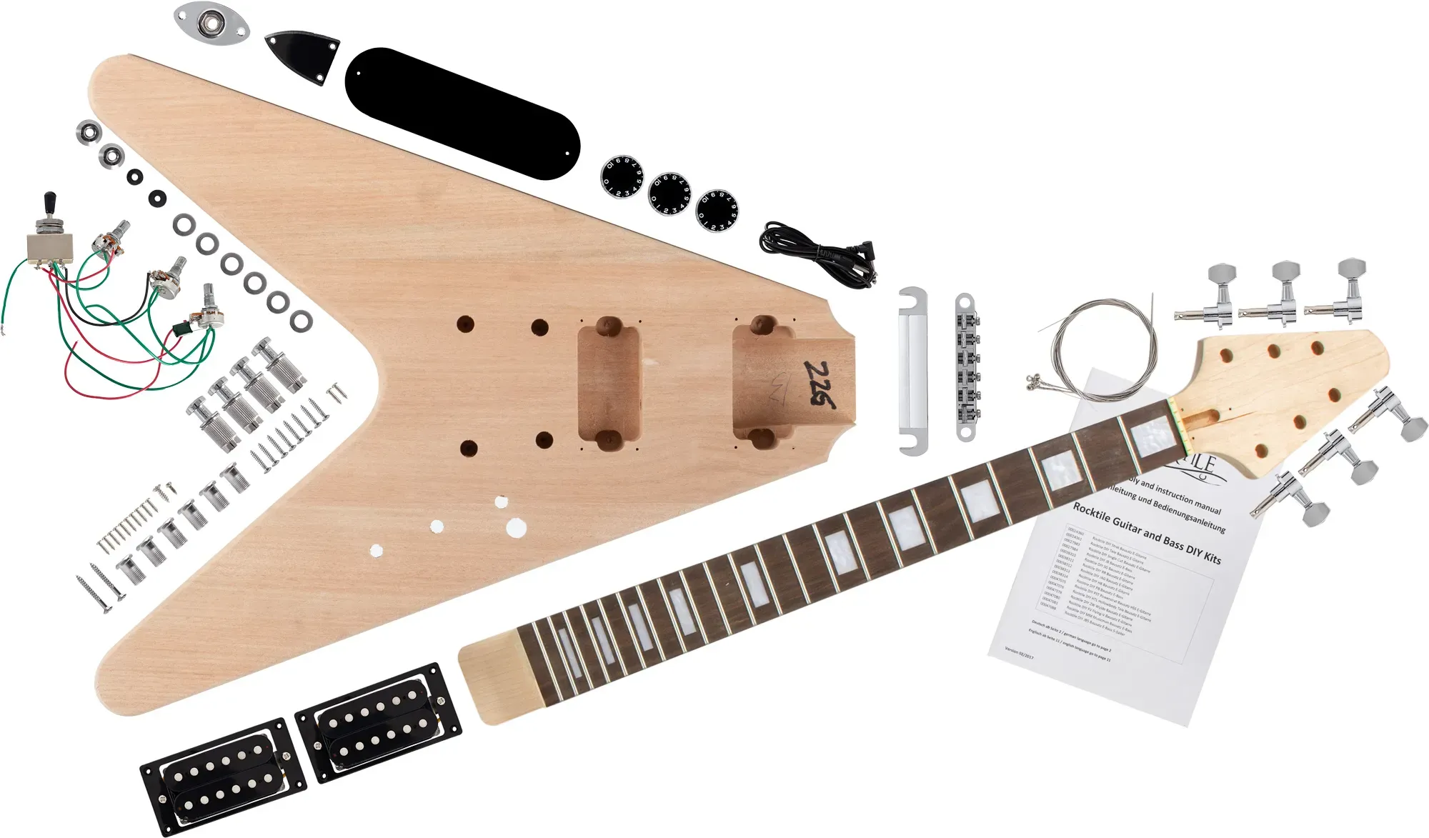 Rocktile E-Gitarren Bausatz FV-Style