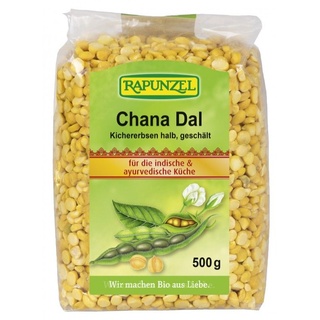 RAPUNZEL Chana Dal, Kichererbsen halb, geschält bio