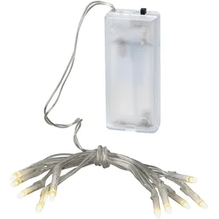 self import agencies LED Lichterkette 10 warmweiße LEDs 0,90 m Transparent