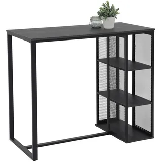 HELA Tische Bartisch Klara 120 x 60 x 103 cm Eiche Dunkelgrau