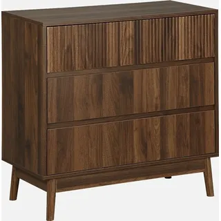 sweeek - Sideboard - Dunkles Holz - Braun