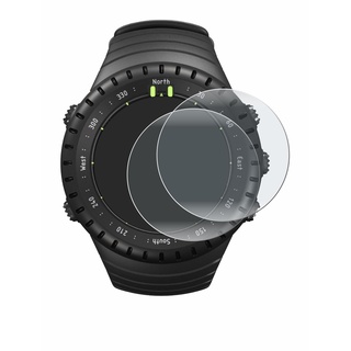 BROTECT Full-Cover Schutzfolie Matt für Suunto Core All Black (2 Stück) - Full-Screen Displayschutz-Folie, 3D Curved, Anti-Reflexion