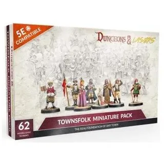 Archon Studio Dungeon & Lasers - Décors - Townsfolk Miniature Pack (Englisch)