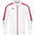 Polyesterjacke rot/weiß S