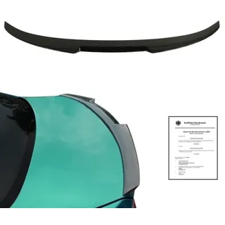 Heckspoiler Spoiler Flügel Heck Lippe für 5er F10 2010-2017,ABS,schwarz glänzend mit ABE passend für BMW 5er F10 Limousine 2010-2017