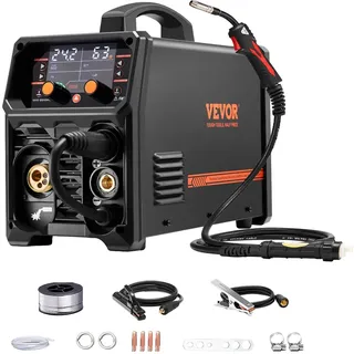 Vevor 5-in-1 Schweißgerät MIG TIG 200A Welder Schweißer 6,1KVA Pluse synergisch