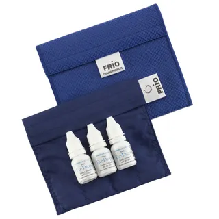 FRIO GLAUKOM-MITTLERE Kühltasche 121⁄2 x 14 cm | mit wasserfeste Nylon Innentasche für Insulin und Augentropfen | Kühlt mit kaltem Wasser I Keine Kühlakkus notwendig