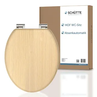 Schütte WC-Sitz NATURAL WOOD, mit Absenkautomatik,