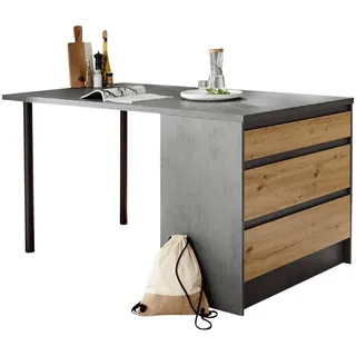 MID.YOU Kücheninsel TROJA - B/H/T ca. 180,00x91,00x90,00