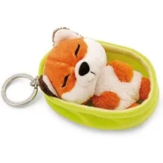 NICI 61601 Schlüsselanhänger Sleeping Pets Fuchs 8 cm