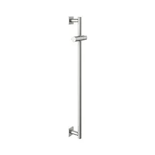 Keuco IMXO Brausestange 855 mm, Rosette eckig 59585210902 edelstahl-finish, Höhe 855mm, Brauseschieber, Rosetten