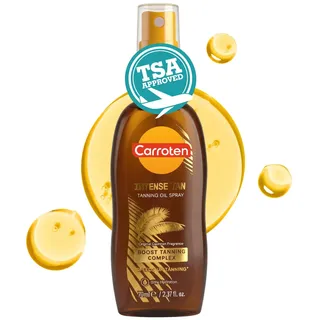 Carroten Intensive Tanning Oil LSF 0, 70 ml - Bräunungsbeschleuniger mit Karotten- und Kokosnussöle - Veganes Bräunungsöl mit Vitaminen A & E