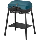 Enders® Gasgrill Campinggrill Explorer II PRO, robustes Gehäuse und Garhaube aus langlebigem und leichtem Aluguss blau|schwarz